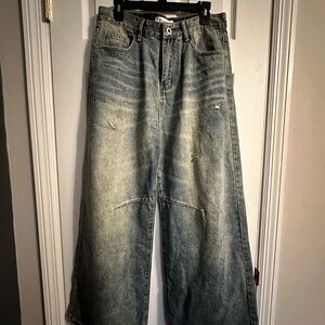 Bareline Distressed Denim Jeans